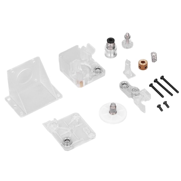 Ekstrudersett 1,75 mm Transparent Akryl Tilbehør Erstatningssett for V6 3D-skriver
