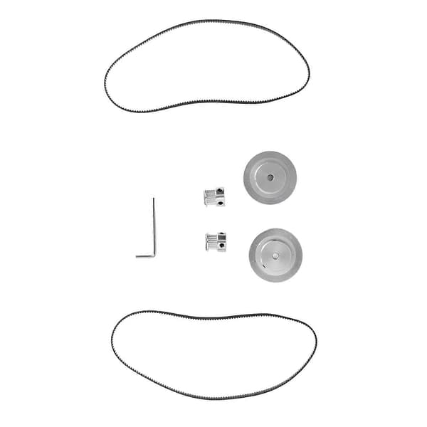 Synkront hjulset med rem, stabil prestanda, hög hårdhet, synkront hjul för 3D-skrivare, 5 mm / 0,2 tums borrning