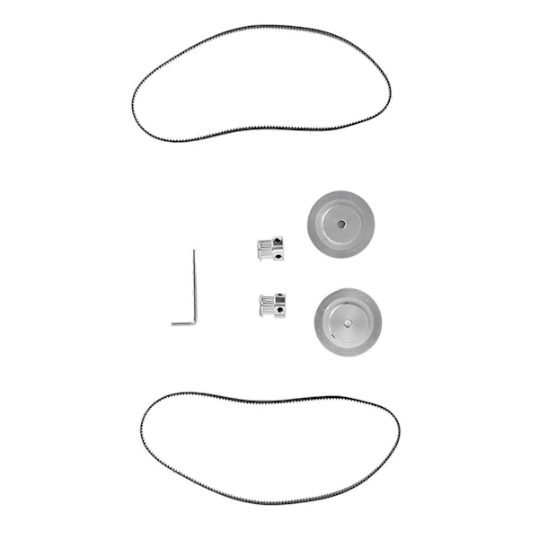 Synkront hjulsett med belte, stabil ytelse, høy hardhet, synkront hjul for 3D-printer, 5mm / 0.2in boring