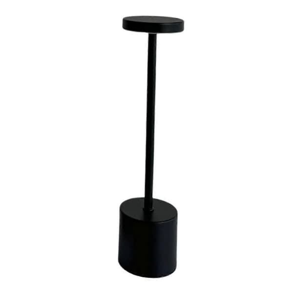 Type C Genopladelig LED Bordlampe Touch Switch Sengelampe Bærbar 3 Farve Skrivebordslampe til Klub Bar Værelse A