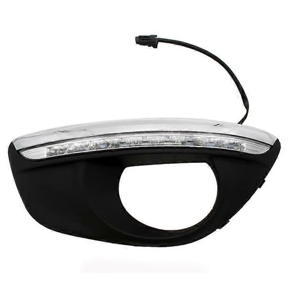 12V LED Bil DRL Kjørelys Tilbehør Med Tåkelyshull For 2010 2011 2012