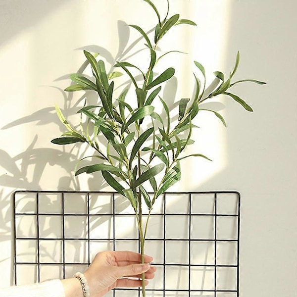 Moderigtig kunstig blomst, grøn kunstig plante