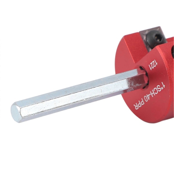 PVC Rörbrotsch Kit Aluminiumlegering Rörkoppling Brotsch PVC Kopplingshylsa Sparare för Vattenledningar Dräneringsledningar Ventilationsledningar 1 Tum