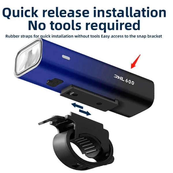 800LM USB Oppladbar Sykkel Frontlys Sykkel Hodelykt Super Sterk Lommelykt Sykkel Hodelykt