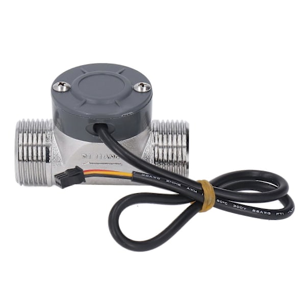 Vandstrømsmåler Flowmåler Tæller Sensor Rustfrit Stål til Pool Fiskedam 3.5?24V DC