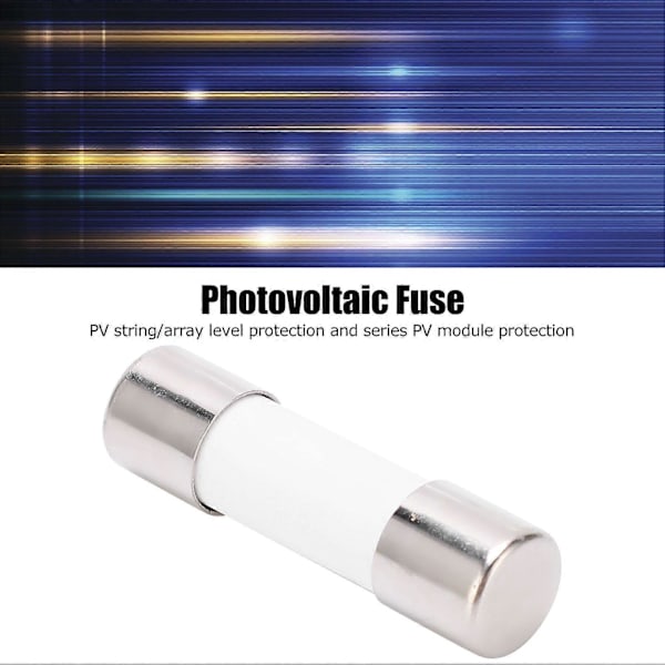 5 kpl Sulake Putki Aurinkosähkö Suojaus Sarja Pakkaus 1000V DC 10x38mm Lisävaruste Vaihto 20A