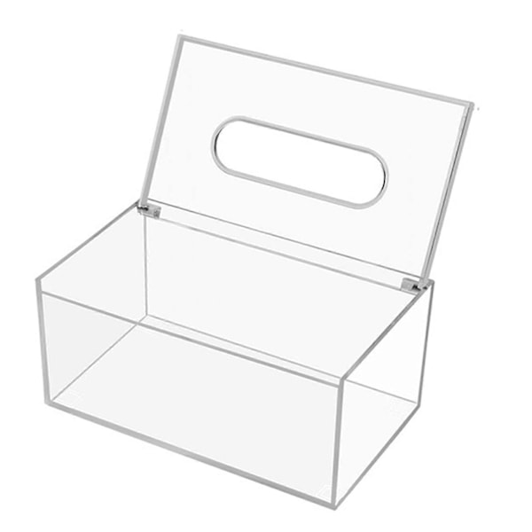 Vevboks Vanntett Gjennomsiktig Synlig Akryl Klar Serviett Papir Oppbevaringsboks Hjemmeorganisator Daglig Bruk