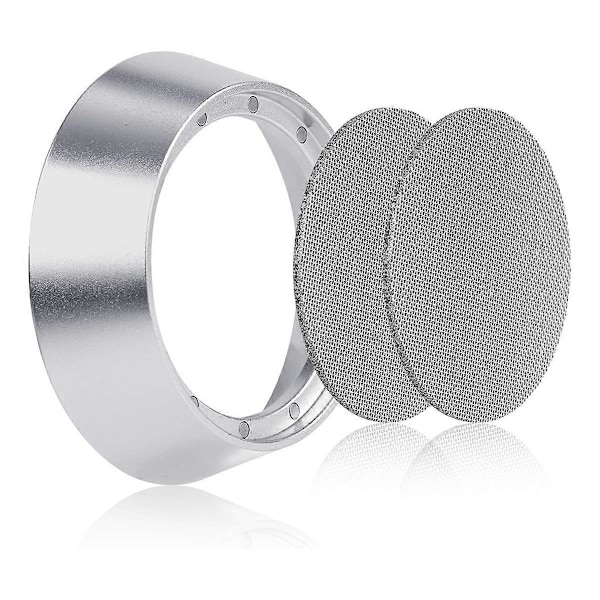 12 Magnetisk Doserings Tragt Sæt, 58mm Espresso Doserings Tragt Puck Screen Kit Aluminium Portafilter Tragt med 2 Filter