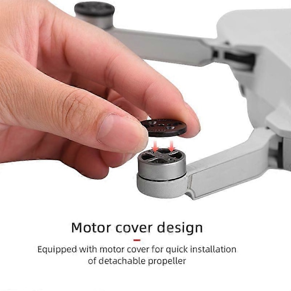 Tre-bladet propel til Mini/ Mini 2 drone, propelblad udskiftningsvinger til Mini 2, rød