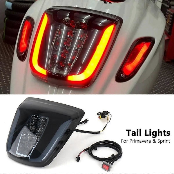 Motorcykel Bremselygte Baglygte Blinklys LED Integreret til Sprint 150 125 SPRINT