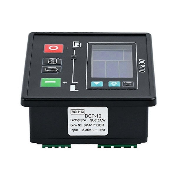 DCP-10 Genset Controller Generator Automatisk Controller LCD Kontrolpanel Genset Dele GU610A/W 8-35V