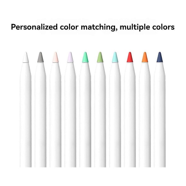 30 stk Silikonetui for spiss Erstatningsetui for 1. 2. Nib Beskyttelsesdeksel Stylus Pen Spiss