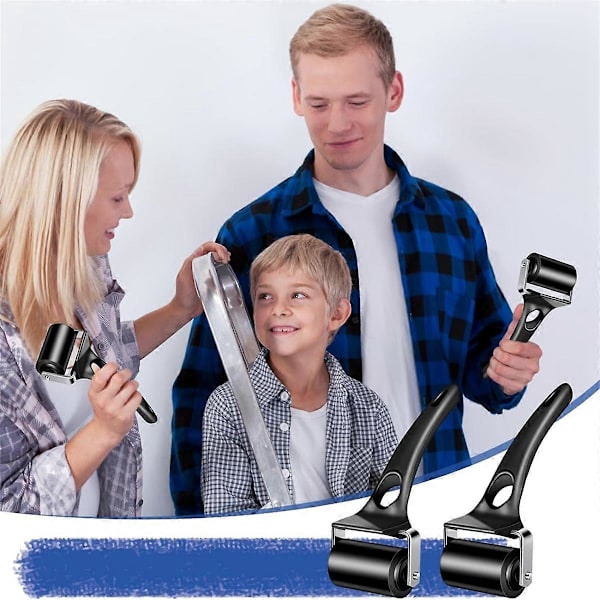 6 st Gummiroller Perfekt för Limning Tryckning Färgläggning Hantverk Press Tryckeri Tapetsering Stämpling Scrapbooks, 2 Tum