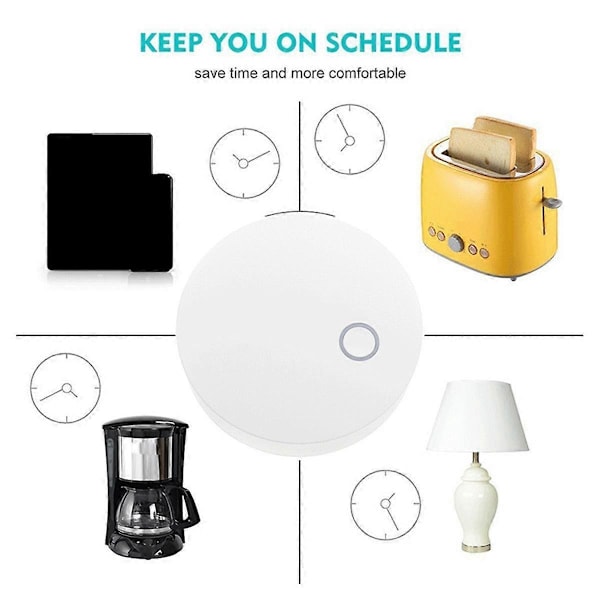 Tuya Smart ZigBee Hub Gateway Smart Home Bridge Smart Life APP Trådløs Fjernkontroll Fungerer med Tuya Zigbee Sensorer