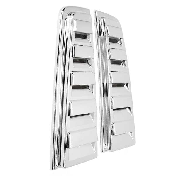 2 STK Bil Baglygte Trim Ramme Elektroplettering Lys Blank Rustsikker Udskiftning Til Hummer H2 2003?2009