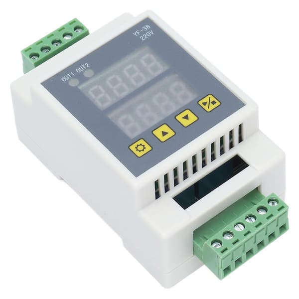 Forsinkelsesrelé Puls Trigger Timing Cycle Switch Module 2-veis Multifunksjonskontrollkort YF?38AC220V