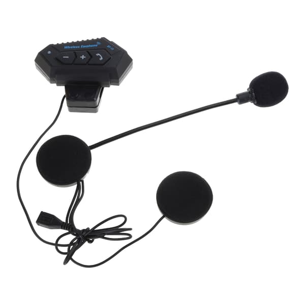 Bluetooth Hjelm Intercom System Kompatibel med Motorcykel Ski ATV Dirt Bike[JUN]