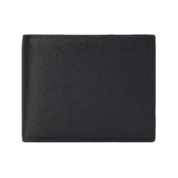 RFID-blockerande bifold-läderplånbok för män med 1 ID-fönster, PU