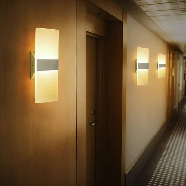 2-pak 78mm R7S LED-pære, 10W dæmpbar J78, 100W T3 halogen erstatning, varm hvid 3000K