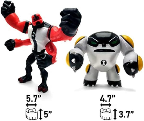 Ben 10 Action Figursett med 9 Karakterleker [JUN]