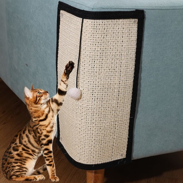 Cat Scratching Mat Soffa Möbelskydd Katt Scratcher Board Naturlig Sisal Cat Claws Skötsel Leksak Scratcher Matt Matta Katt Grinding Claw Protect Möbel