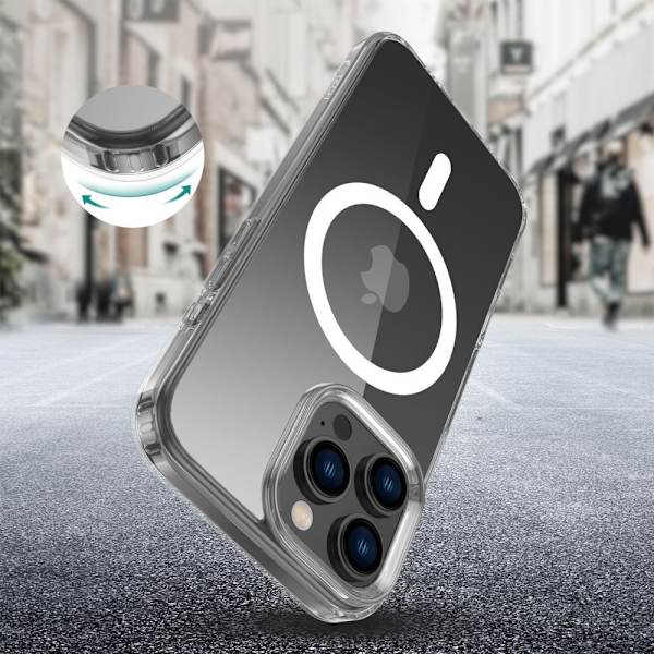 Tech-Protect iPhone 16 Pro Max Cover MagSafe FlexAir Hybrid Transparent[JUN] 80