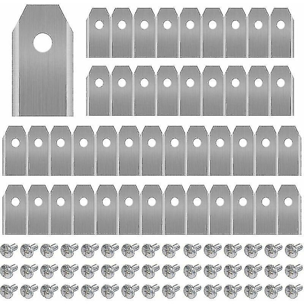 45 X Titanblad för alla Husqvarna/Automower/Yard Force/Gardena robotgräsklippare (FMY)