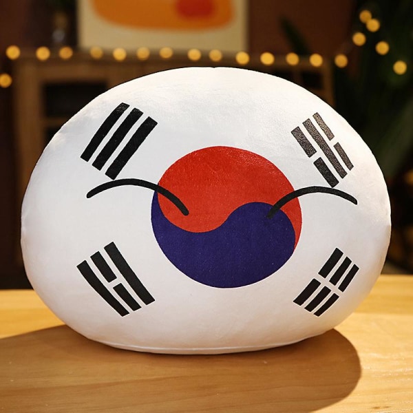 30 cm Puolapallo Pehmolelu Täytetty Pehmeä Anime Country Ball Pehmolelu Tyyny Lapsille Lahja South Korea Ball