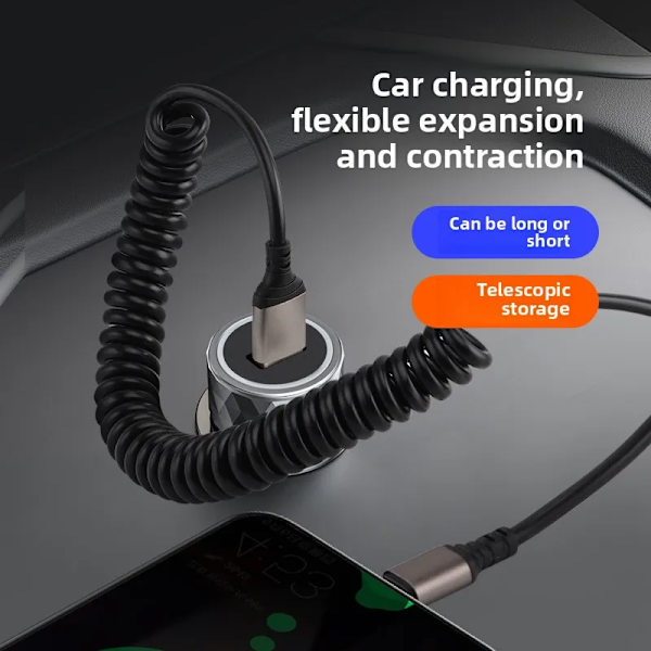 6A Hurtiglading USB C-kabel USB-C til USB-C & USB-A til USB-C[JUN] 0.25m-1m USB A to USB C