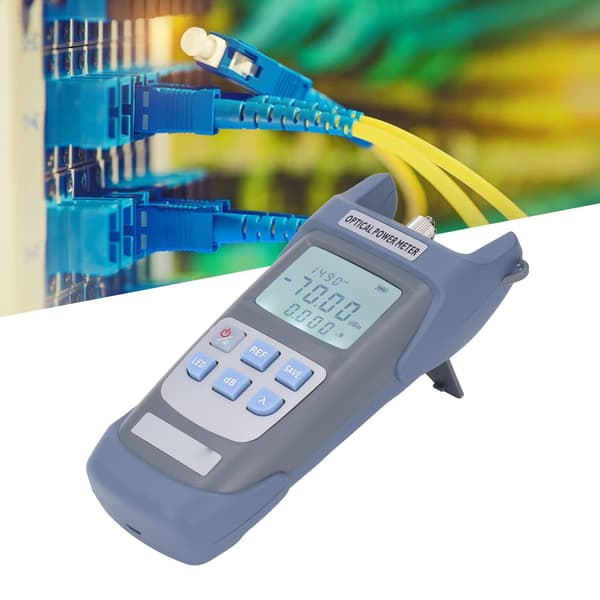Fiberoptisk effektmåler, 7 bølgelengder med utskiftbart grensesnitt [JUN]
