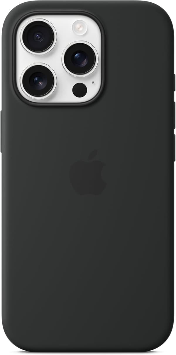 MagSafe silikoneetui til iPhone 16 Pro i sort [JUN]
