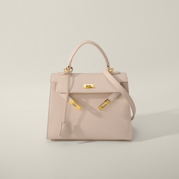 Lyxig Handgjord Off-vit Medium Crossbody Väska 25x10x19 Off-white Off-white Medium:25*10*19