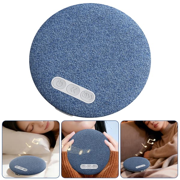 Bluetooth sovehøyttalerpute med hvit støy, volumkontroll og sovetimer