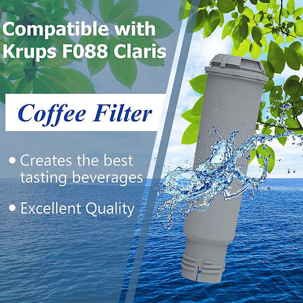 stk. Vandfiltre til espressomaskine til Claris F088 Aqua filtersystem, til Nivona
