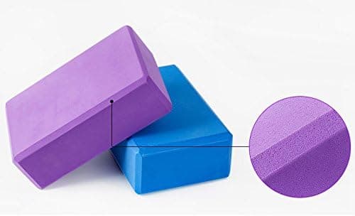 Halkfria yogablock för Pilates och träning - 2-pack Pink