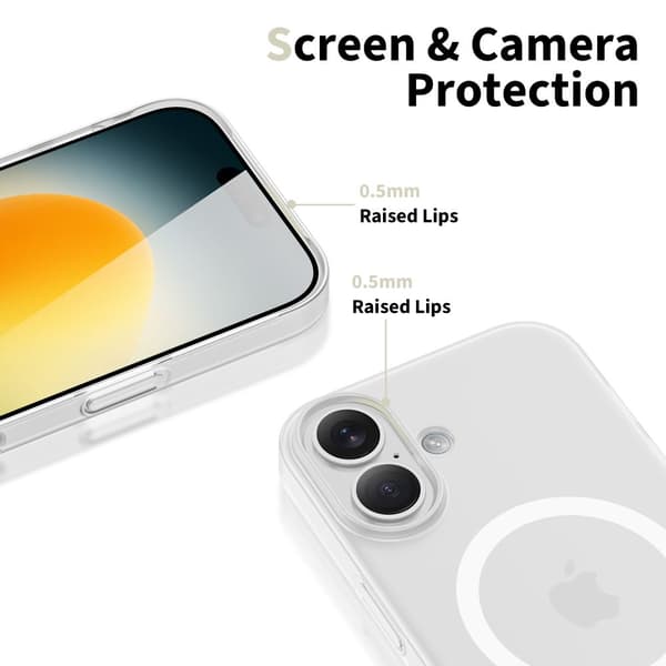 Tech-Protect iPhone 17 Deksel med MagSafe, MagSlim Matt Hvit[JUN] 60