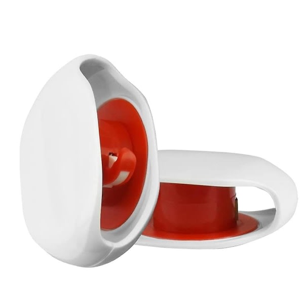 2-pack automatisk rullhörlurskabel Sladdlindare Hörlurssladd Organizer för USB kablar, hörlurskabel (vit)