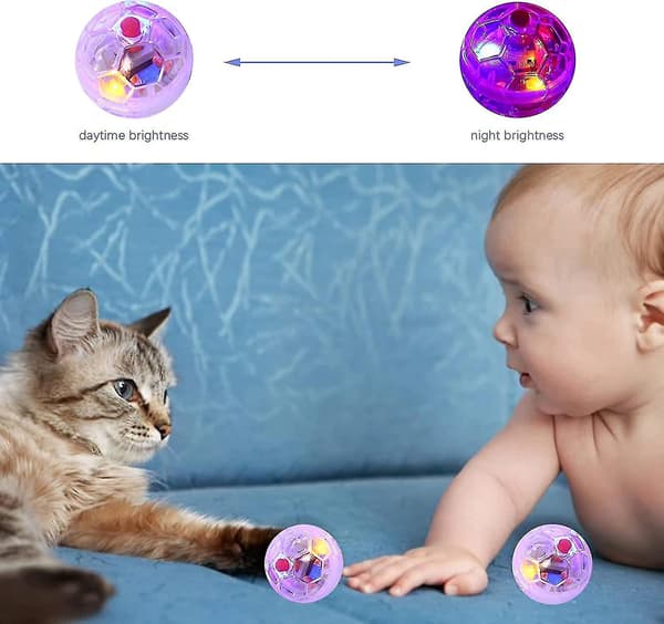6 Aavemetsästys kissanpalloa interaktiivinen lelu [JUN] 6PCS