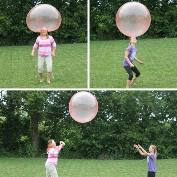 2-pack Jelly Balloon Bubble Ball, uppblåsbar vattenboll i mjukt gummi - WELLNGS