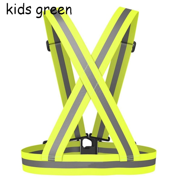Reflekterande väst Stripes -jacka KIDS GRÖN kids green