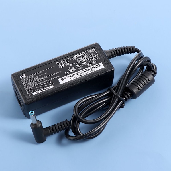 HP Laptop Lader Adapter Strøm Blå Tupp