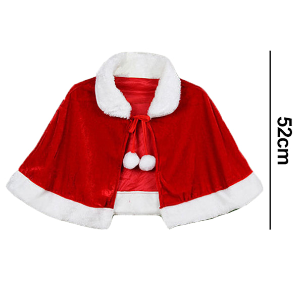 Jul Sjal Cape Cape Fru Claus Cape Halloween