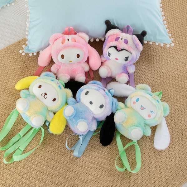 Tegnet Sanrioed-serie plys rygsæk Cinnamoroll plys taske A