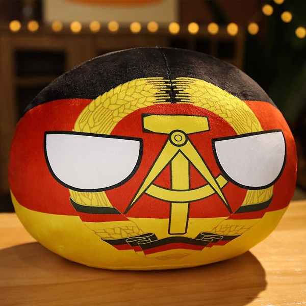 30cm Polenboll Plyschleksak Fylld Mjuk Anime Landboll Plyschkudde Barnpresent East German ball