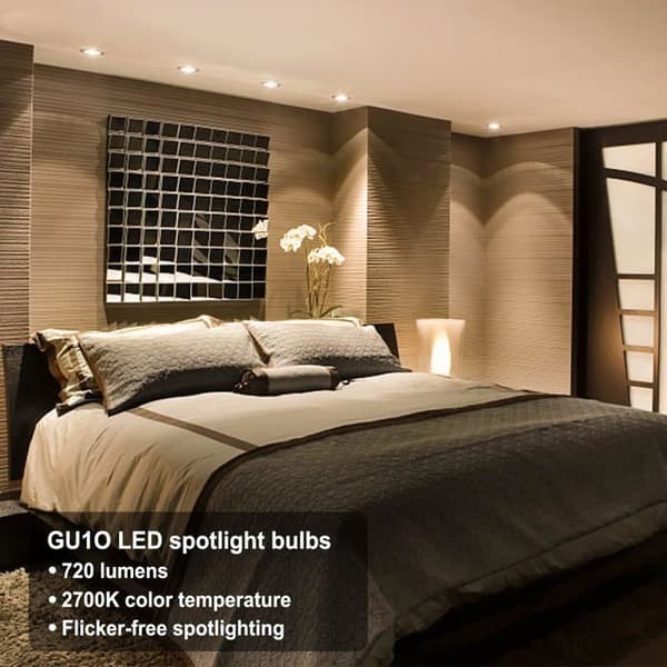 GU10 LED Spotlight Lampor 7W Kallvit 20-Pack - 720LM Ej Dimbar