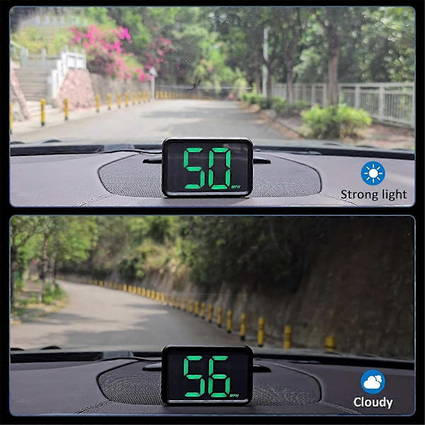 Universal Bil GPS Speedometer MPH Digital Display USB HUD Hastighedsmåler[JUN]