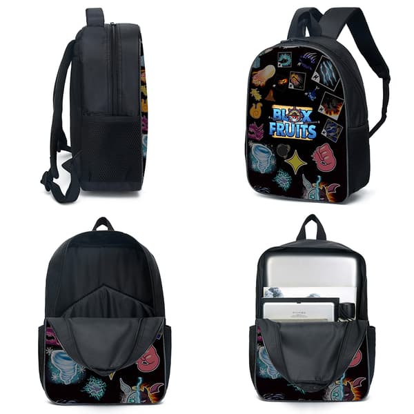 Blox Fruits Ryggsäck för Barn Skolväskor & Studentmaterial[JUN] 30*15*40cm A