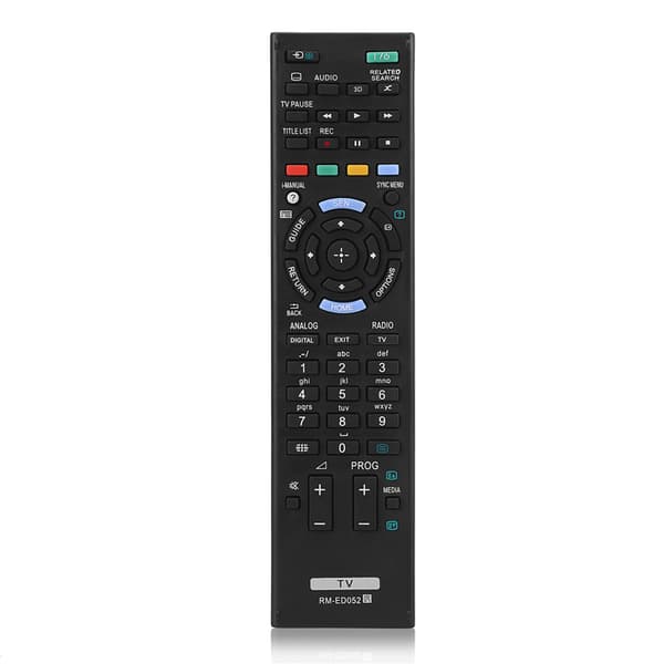 Erstatningsfjernkontroll kompatibel med Sony TV-modeller