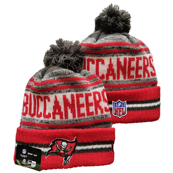 NFL Unisex Akrylhette for Voksne, med Fleecefôr, One Size Tampa Bay Buccaneers