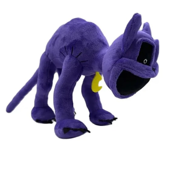 Söt Catnap Plysch Officiell Leende Critters Plysch Monster Figur Doll Catnap och Dogday Plysch Gosedjur leksak Present för barn PURPLE